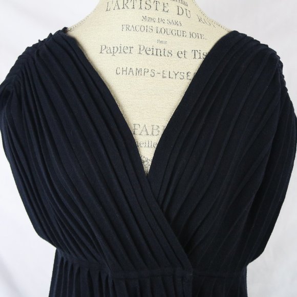 Anthropologie Yellow Bird Black Sweater V-neck - Picture 4 of 8